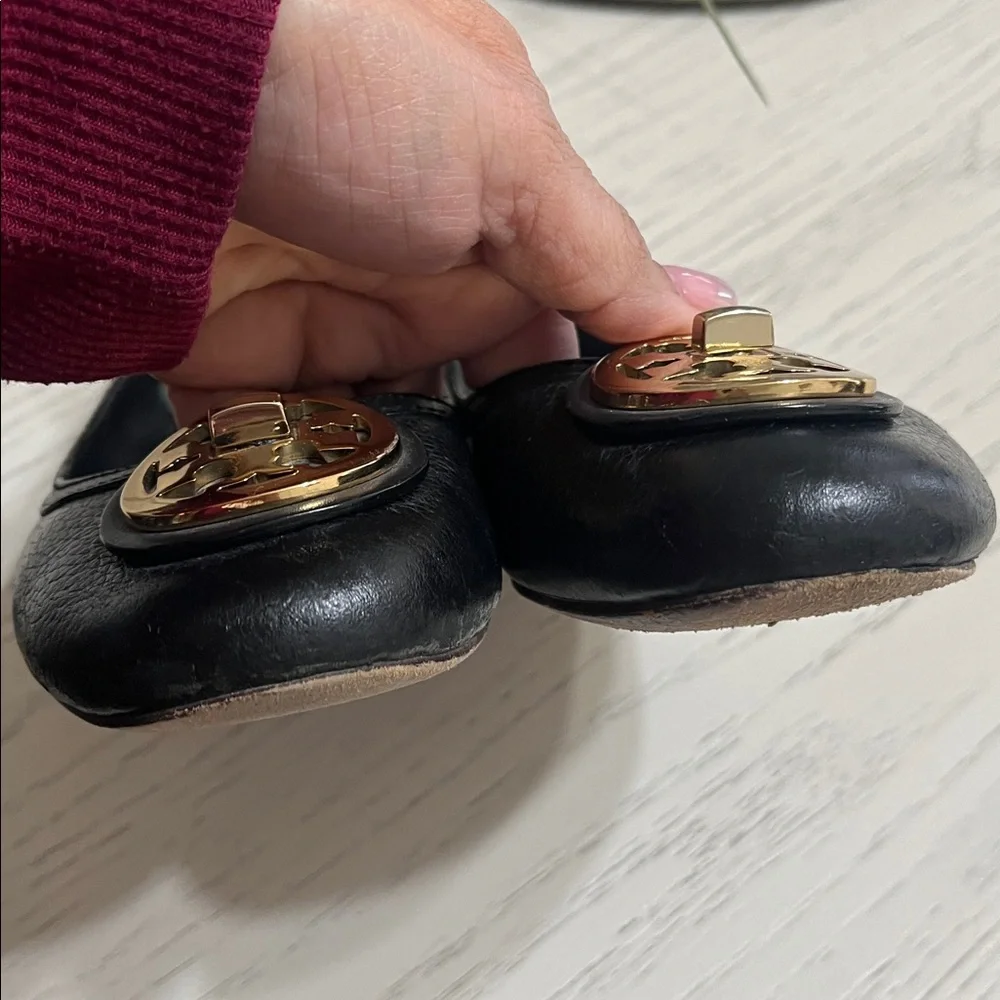 Tory Burch Black Flats - Picture 8 of 10